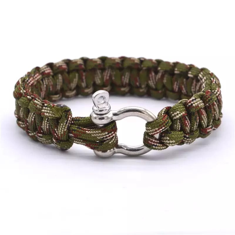 Survival Parachute Cord Bracelet