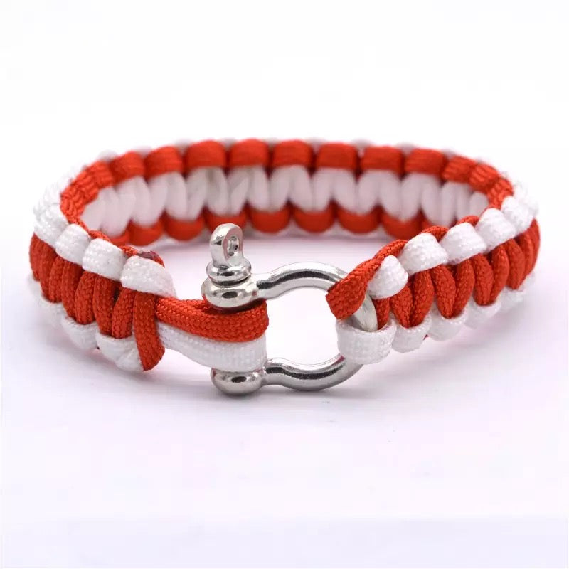 Survival Parachute Cord Bracelet