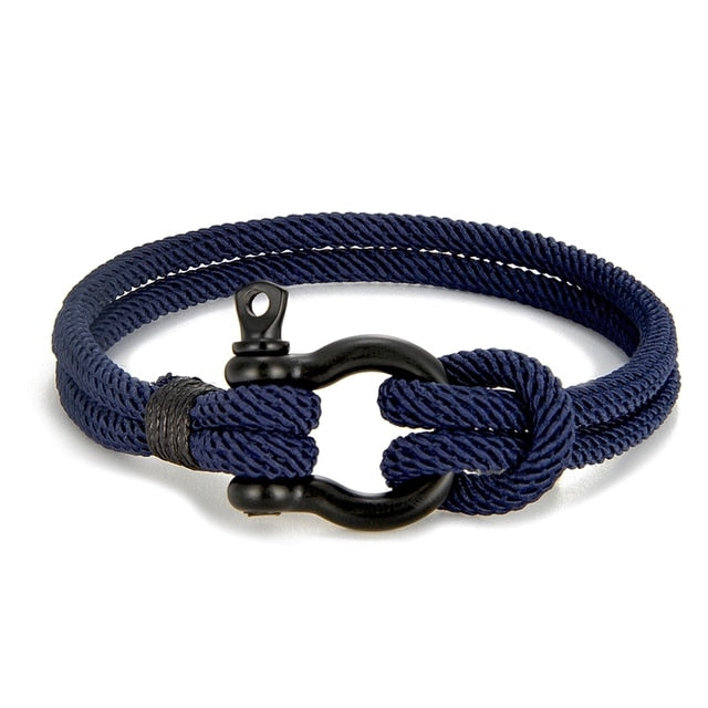 Rope Nautical Survival Shackle Bracelet