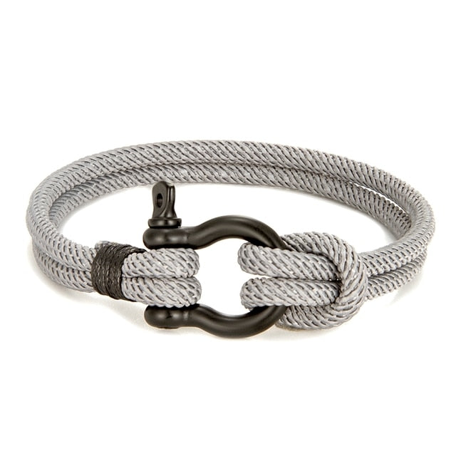 Rope Nautical Survival Shackle Bracelet