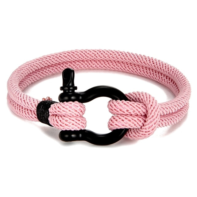 Rope Nautical Survival Shackle Bracelet
