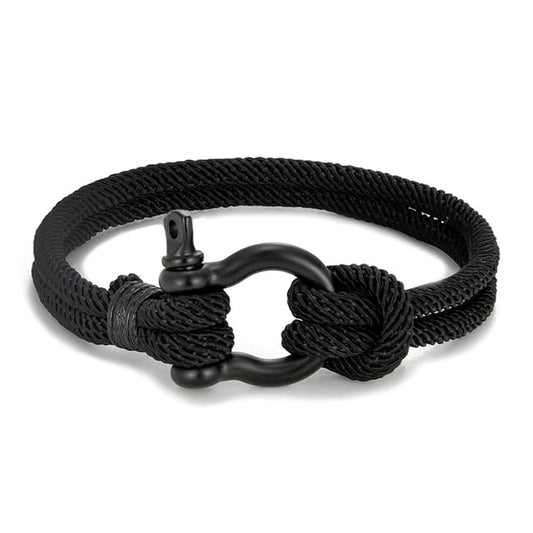 Rope Nautical Survival Shackle Bracelet